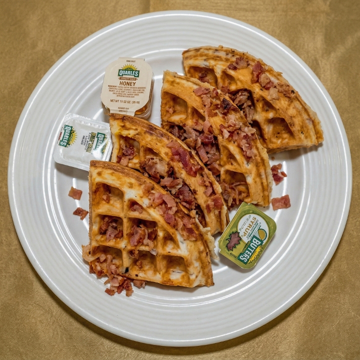 Bacon Waffle Plate.