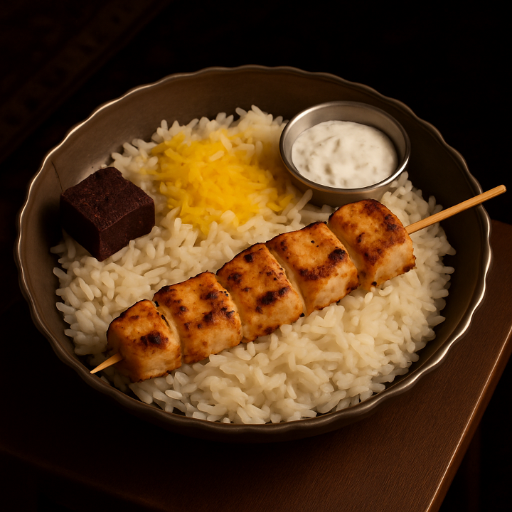 Kids’ Chicken Kabob.