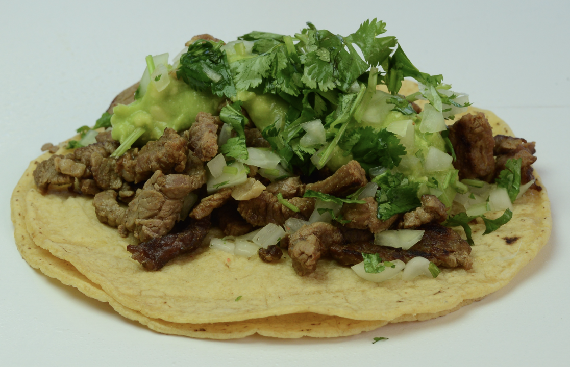 STREET CARNE ASADA TACO.