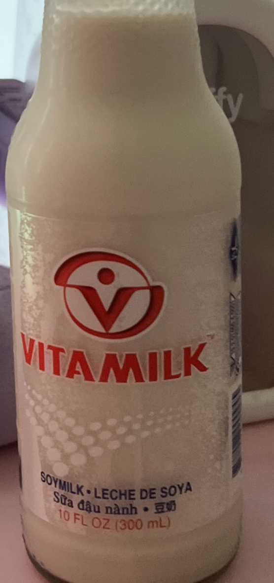 Vita Milk Soy Milk Bottle.