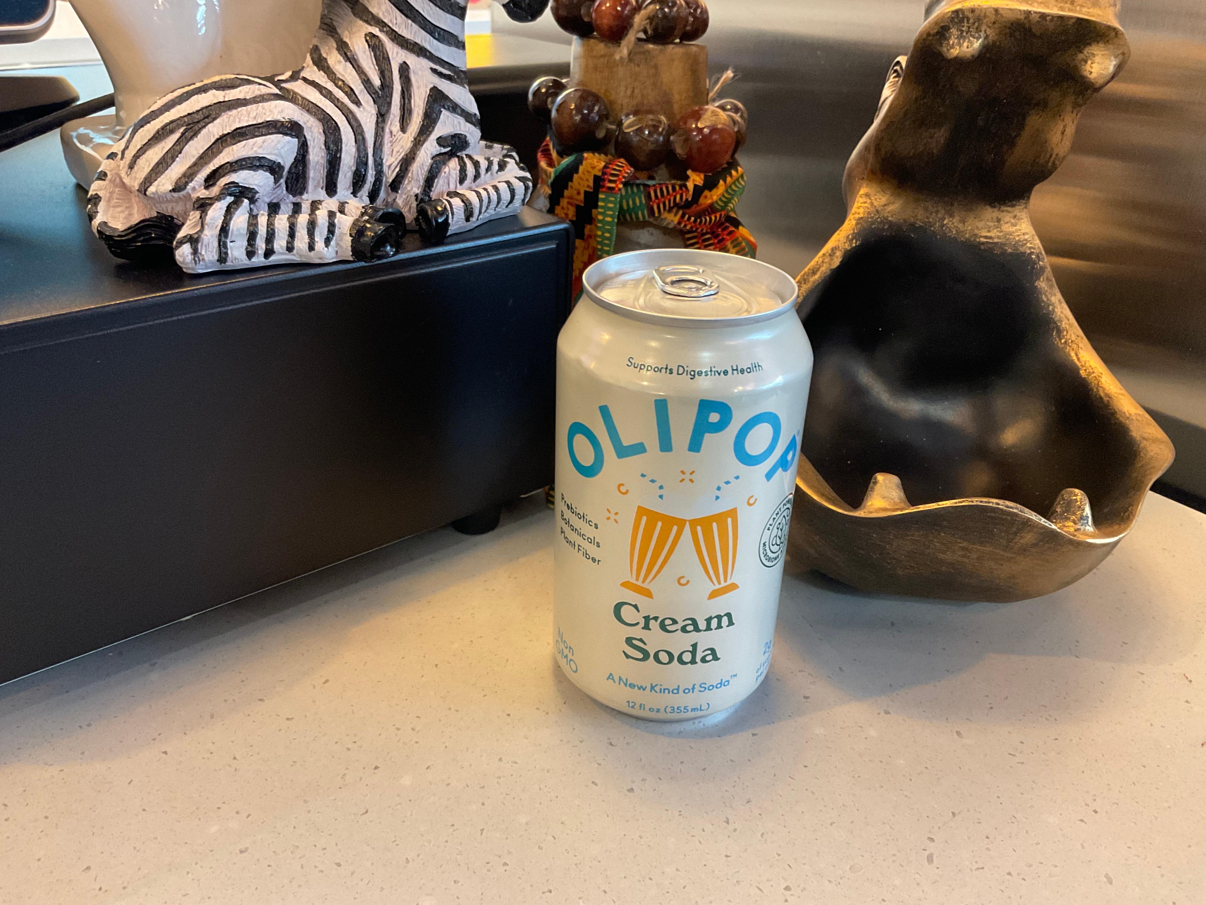 Olipop Cream Soda.