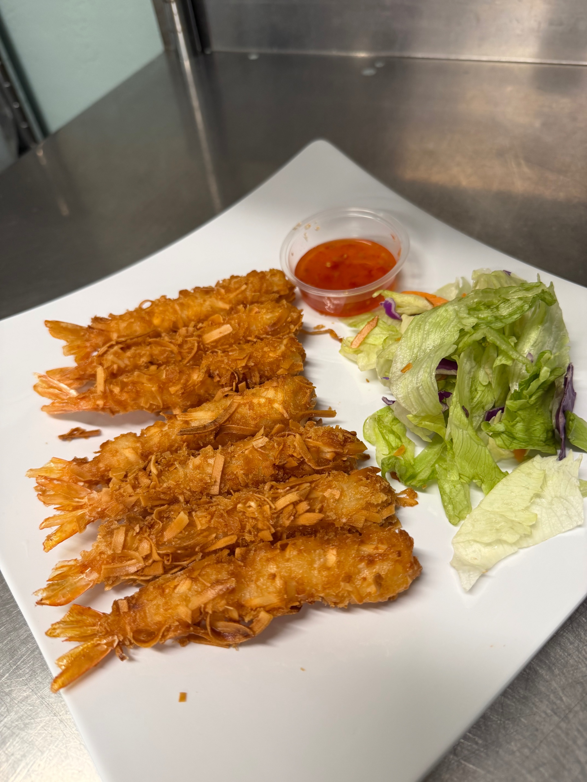 Coconut Torpedo Shrimp.