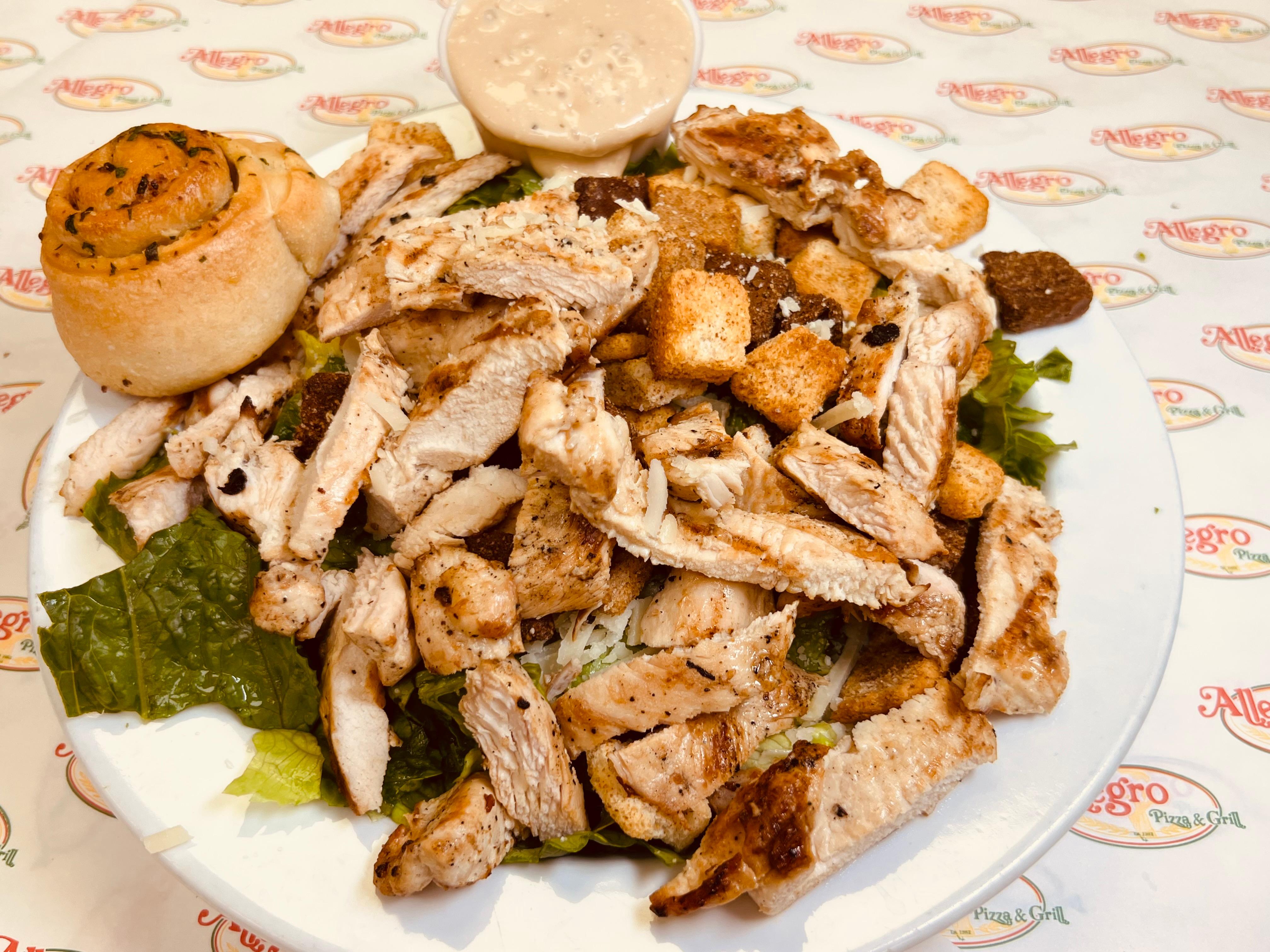 Chicken Caesar Salad.