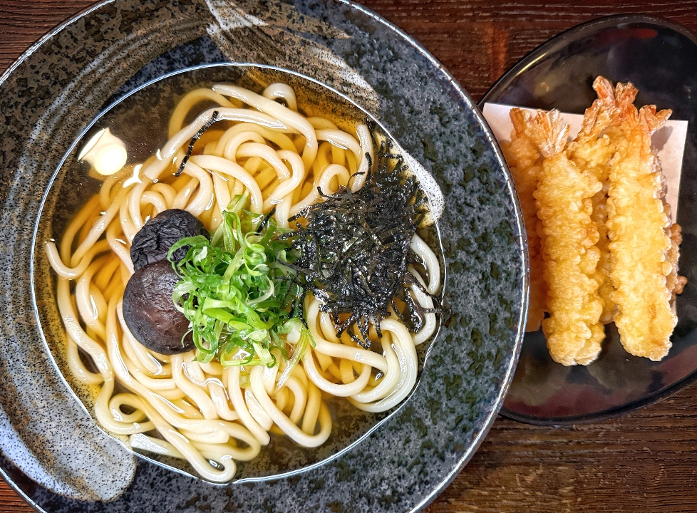 Shrimp Tem Udon.