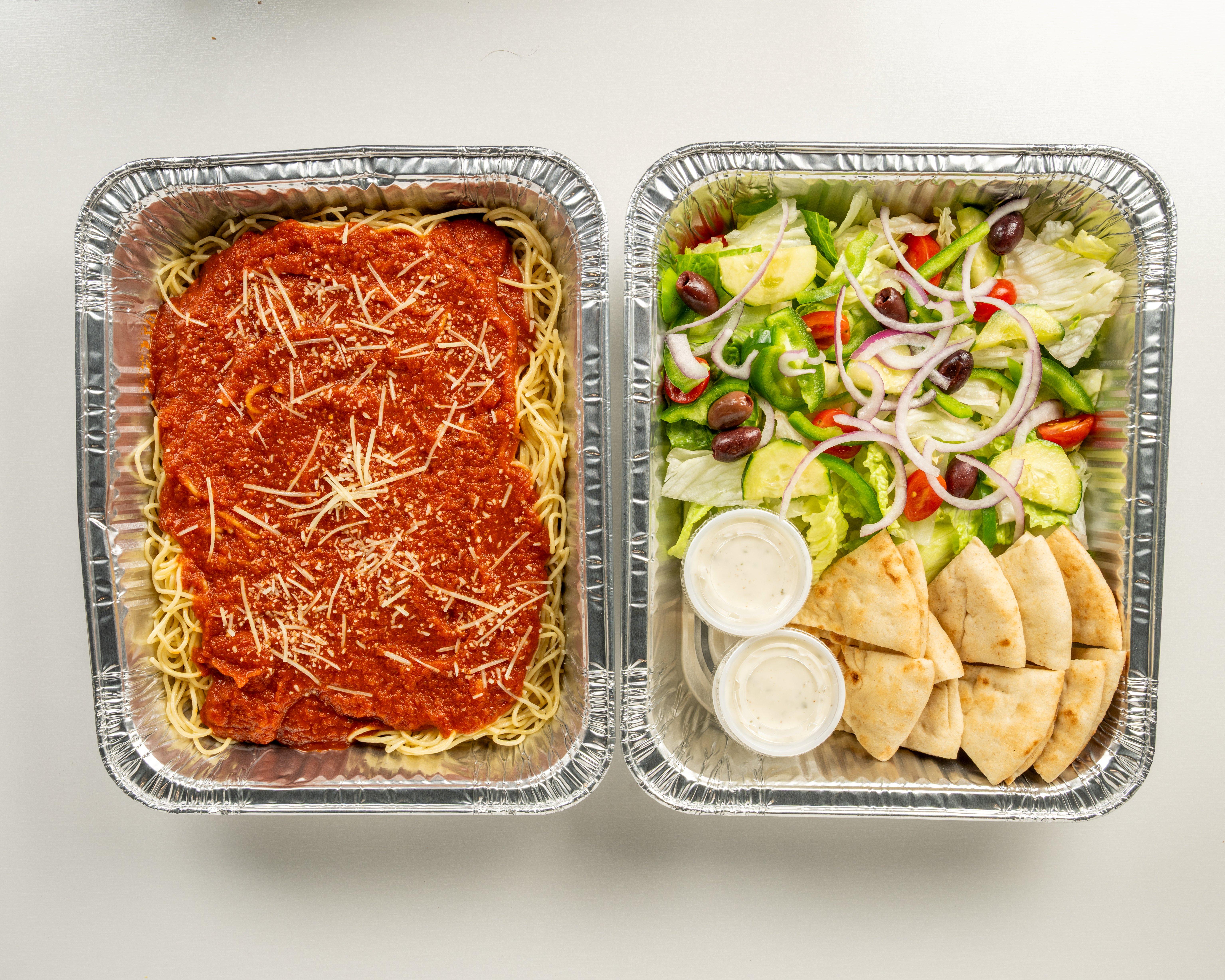 Family-Style Spaghetti.