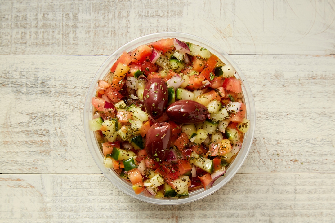 Tomato Cucumber Salad.