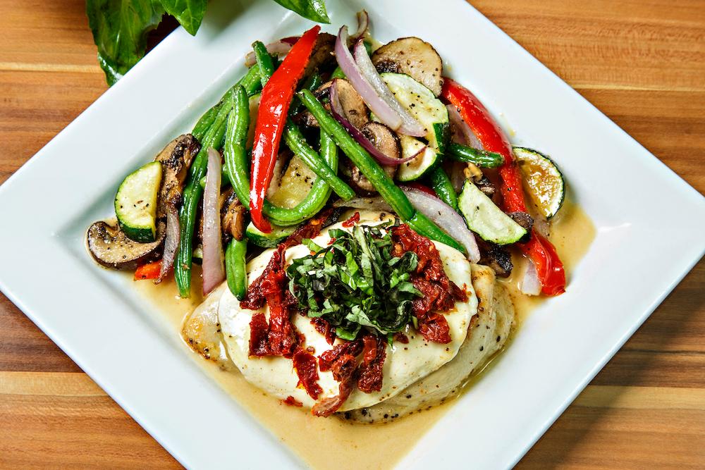 Honey Goat Cheese Chicken.