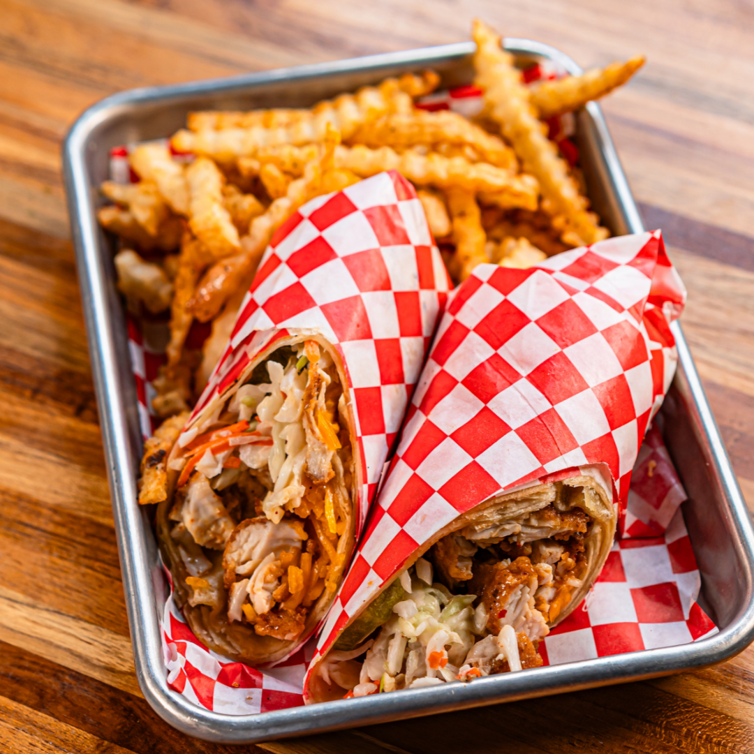 Shrimp Wrap Combo.
