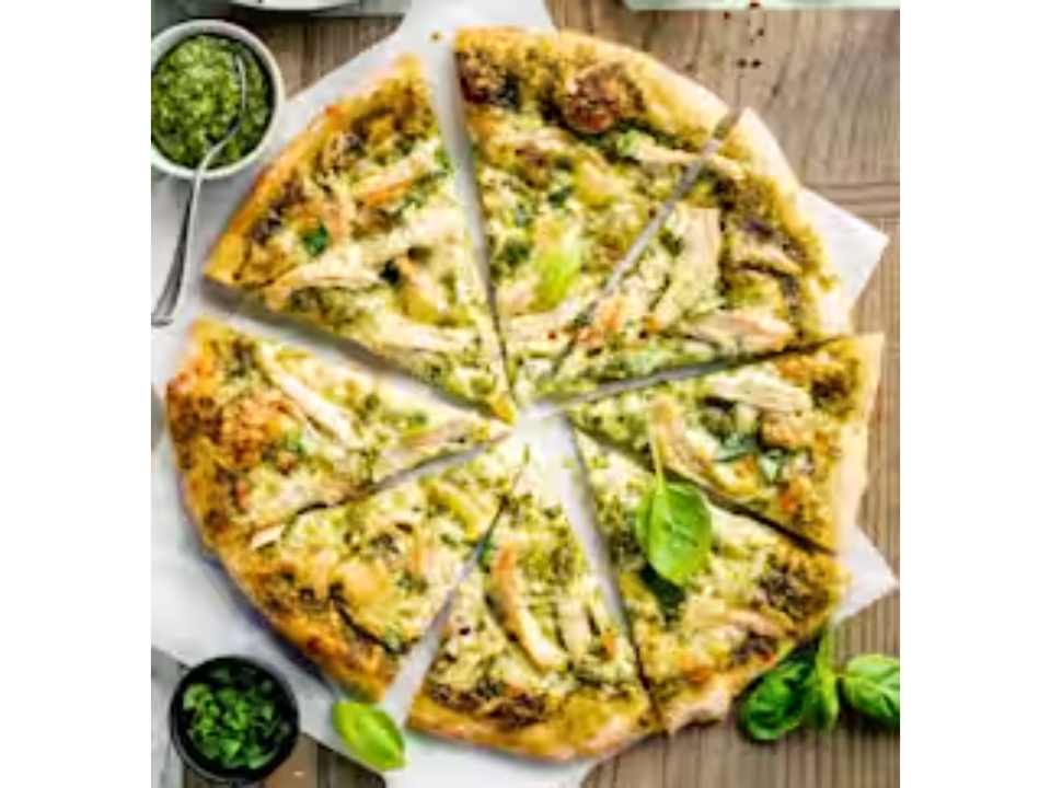 Chicken Basil Pesto Pizza 10".