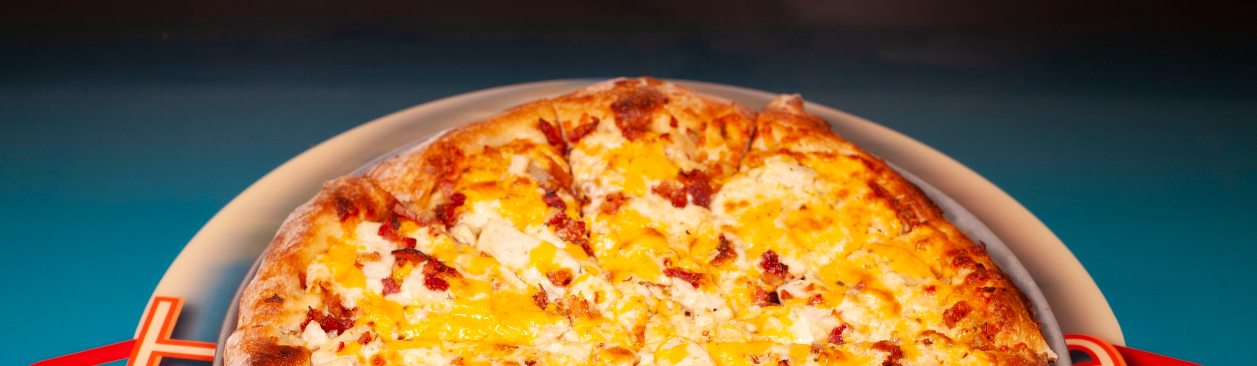 Large Chicken Bacon Ranch Pizza.