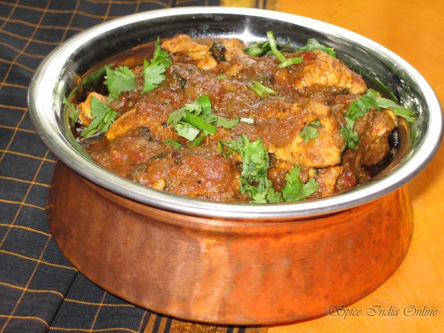 Karaikudi Chicken (Chettinadu Style).