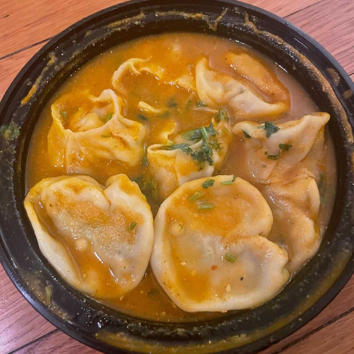 Vegetables (Jhol) Momos.