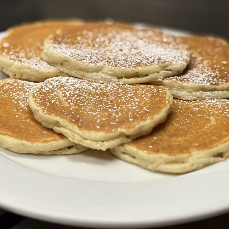 Kid's Silver Dollar Pancakes.