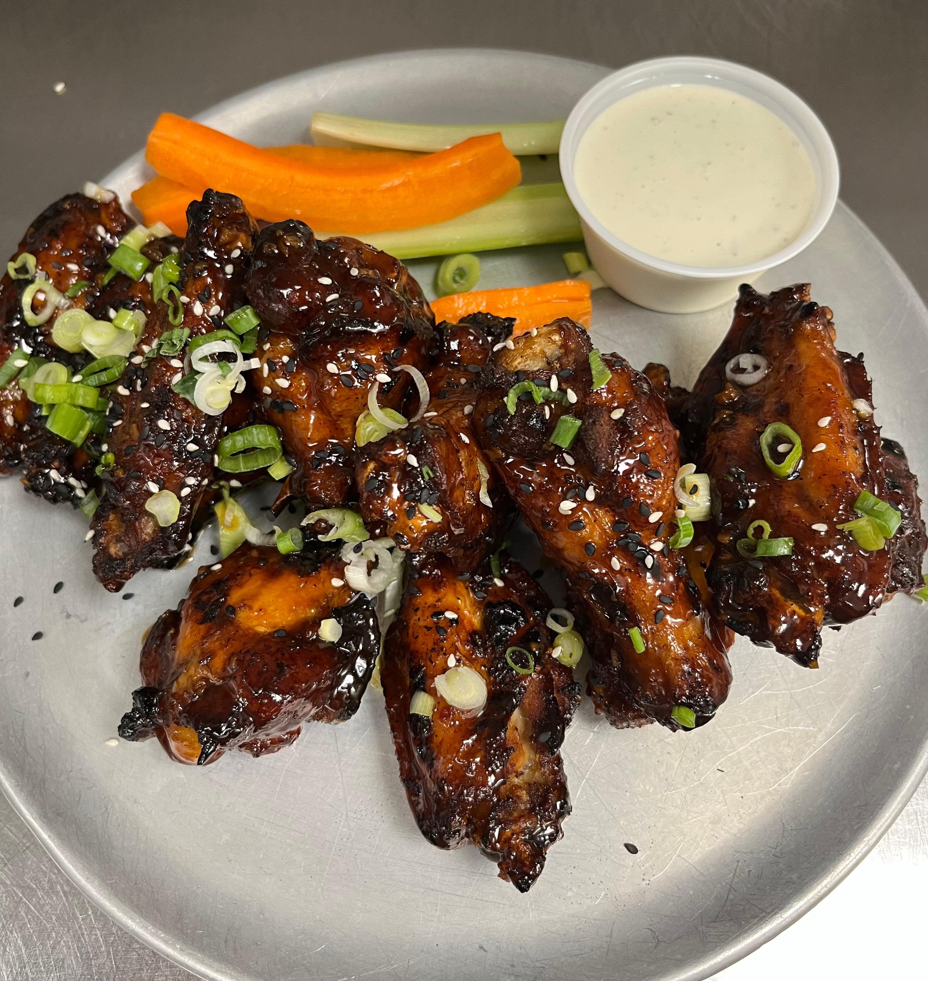 6 Wings Fried.