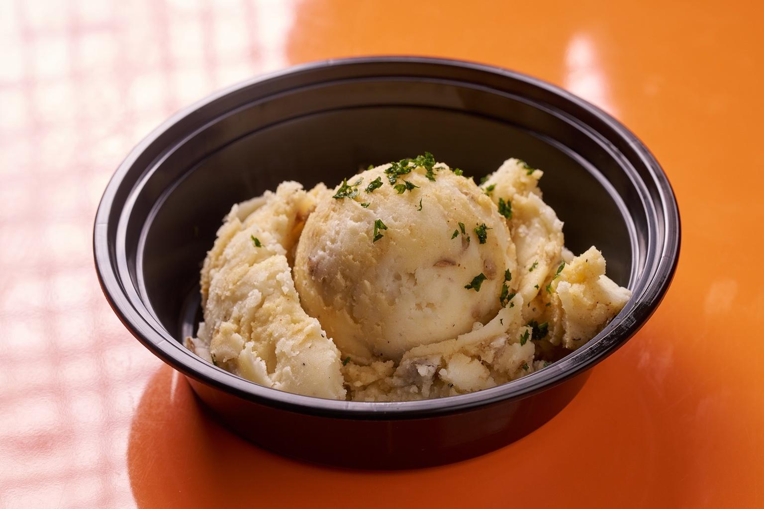 Whipped Garlic Mashed Potatoes.