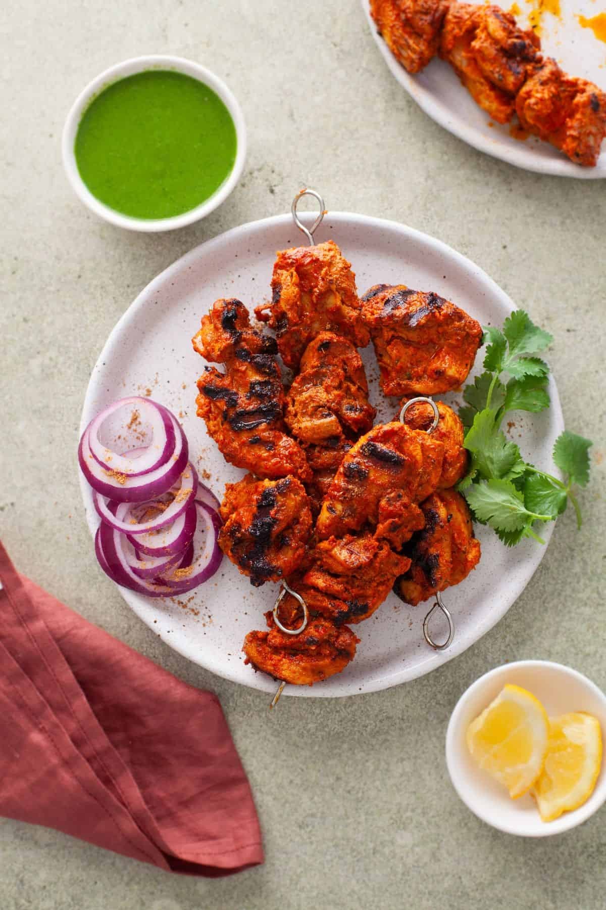 Chicken Tikka Kebab.