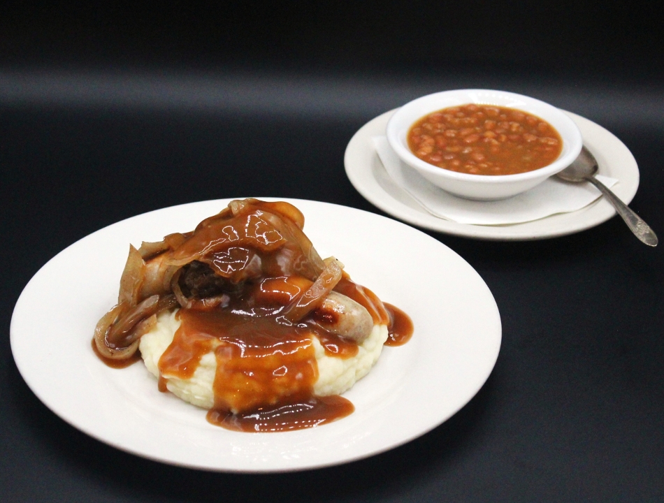 *Bangers & Mash - Lunch.