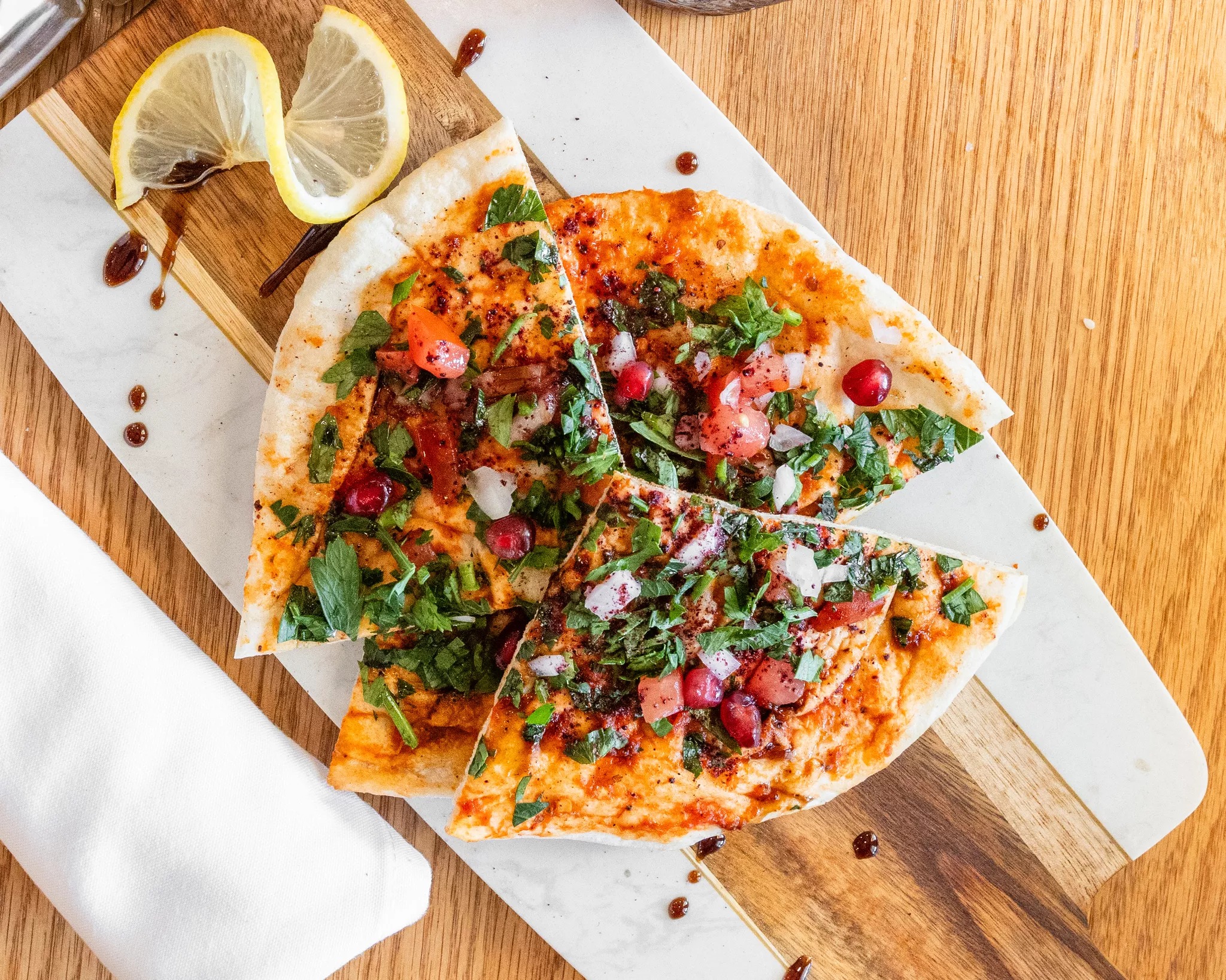 Roasted Muhammara Pita.