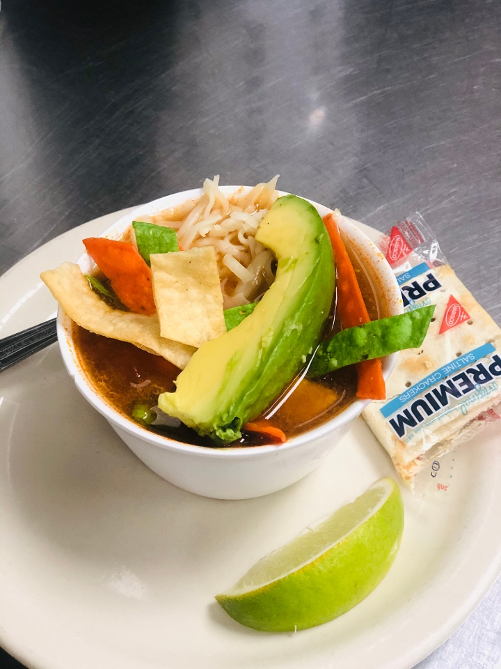 !Cup of Tortilla Soup.