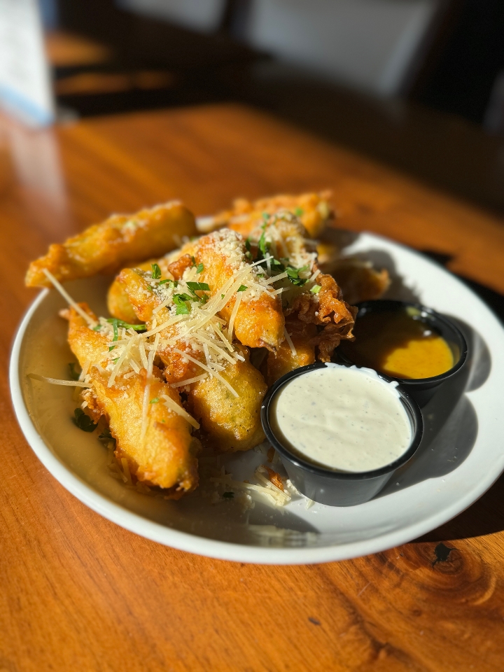 House Fried Pickles.