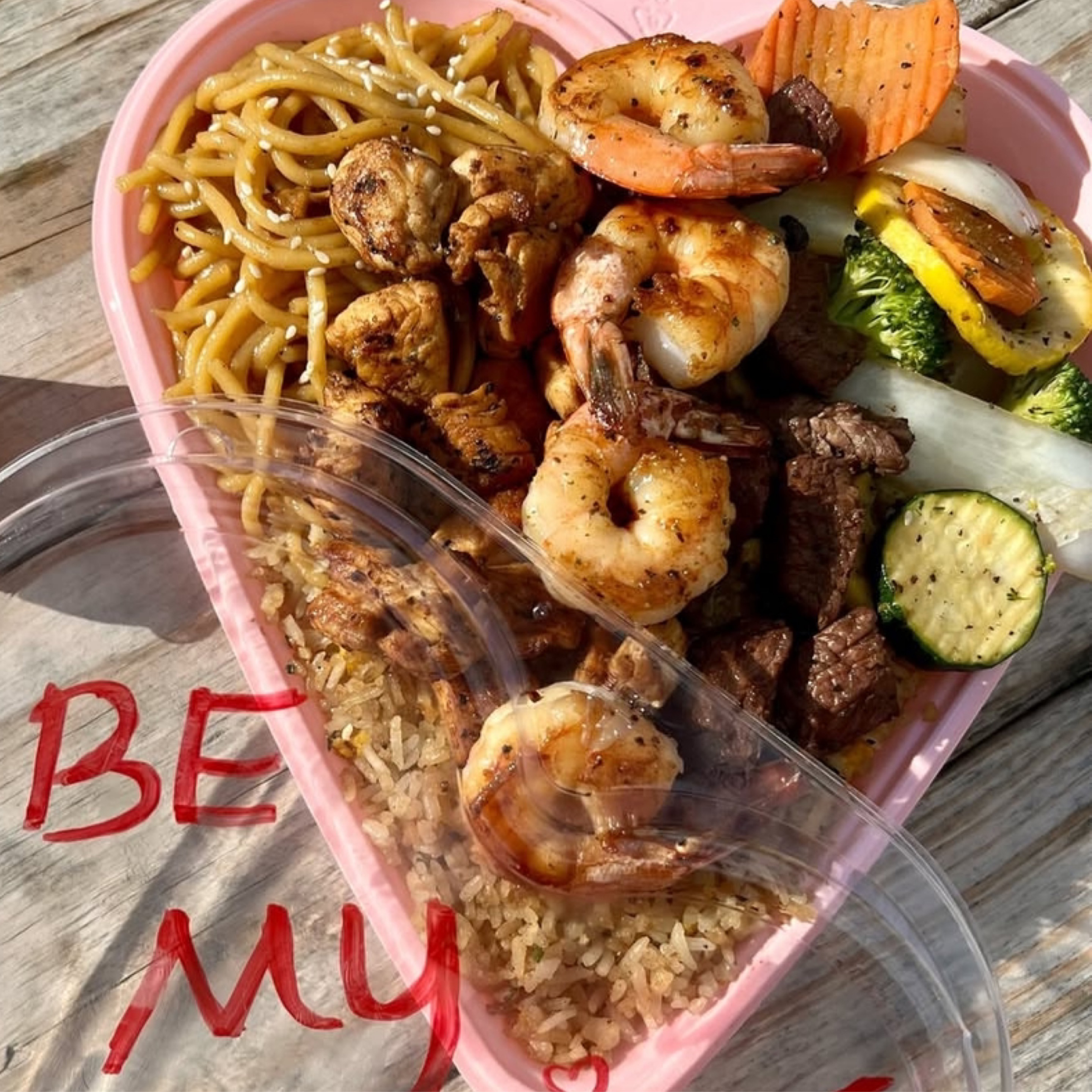 Trio Heart Hibachi.