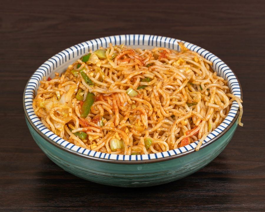 Schezwan Vegetable Noodles.