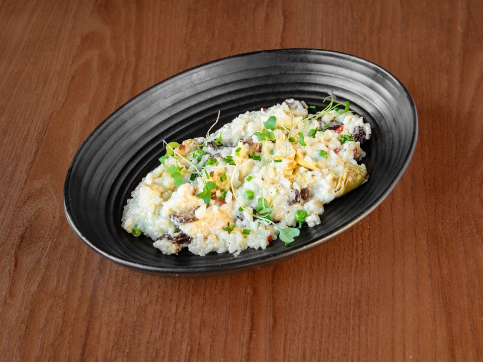 SIDE CREAMY PARMESAN RISOTTO gf/vg.