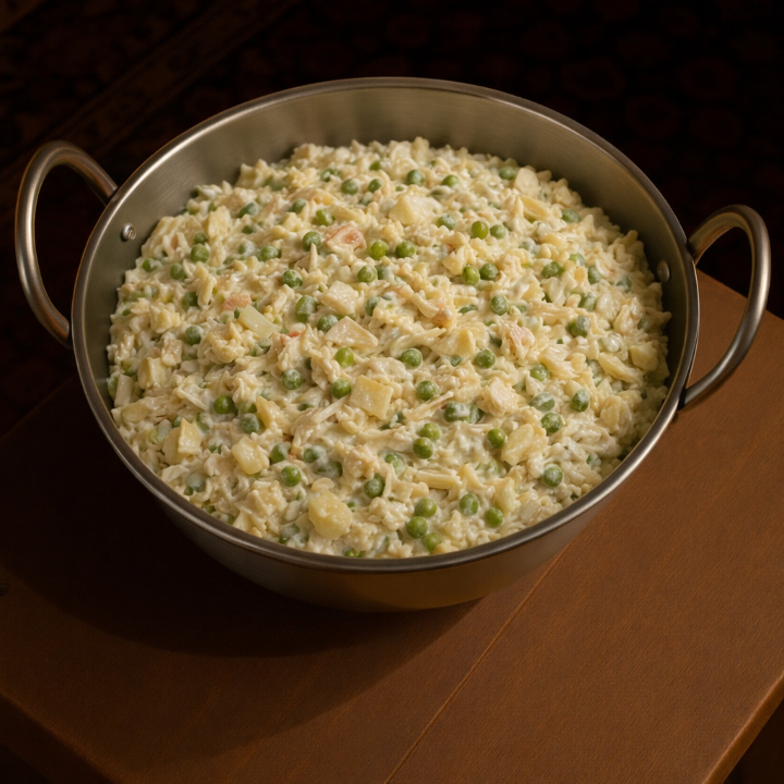 Olivieh – Persian Chicken & Potato Salad.