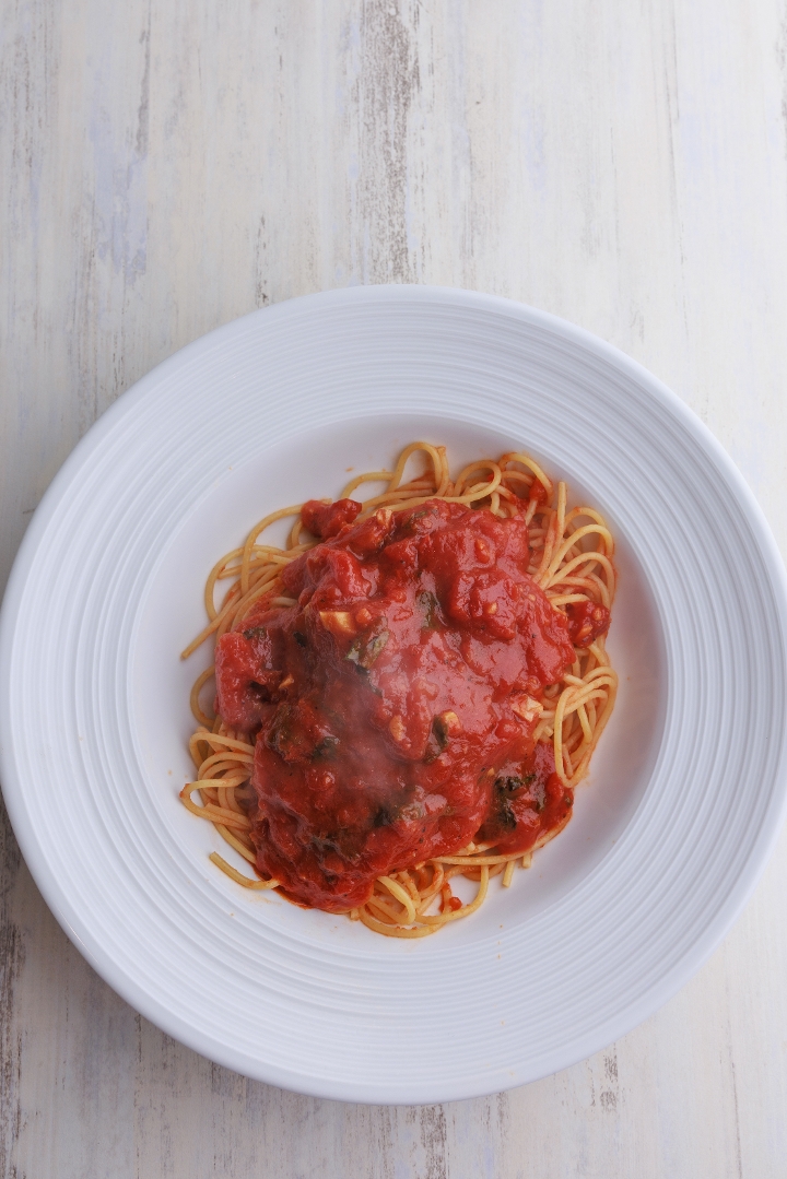 Spaghetti Marinara.