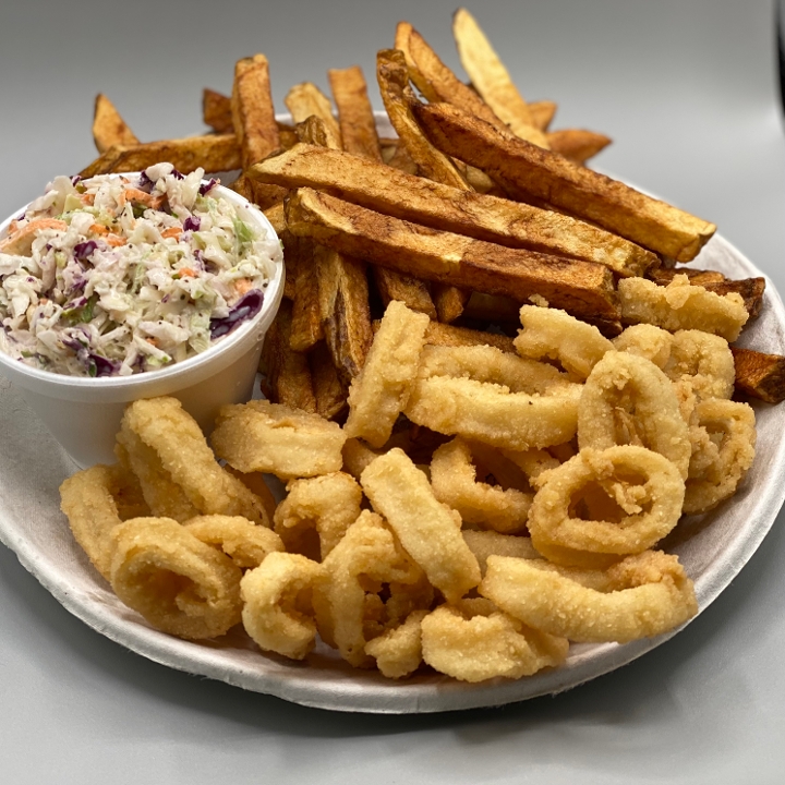 Calamari Fry Dinner.