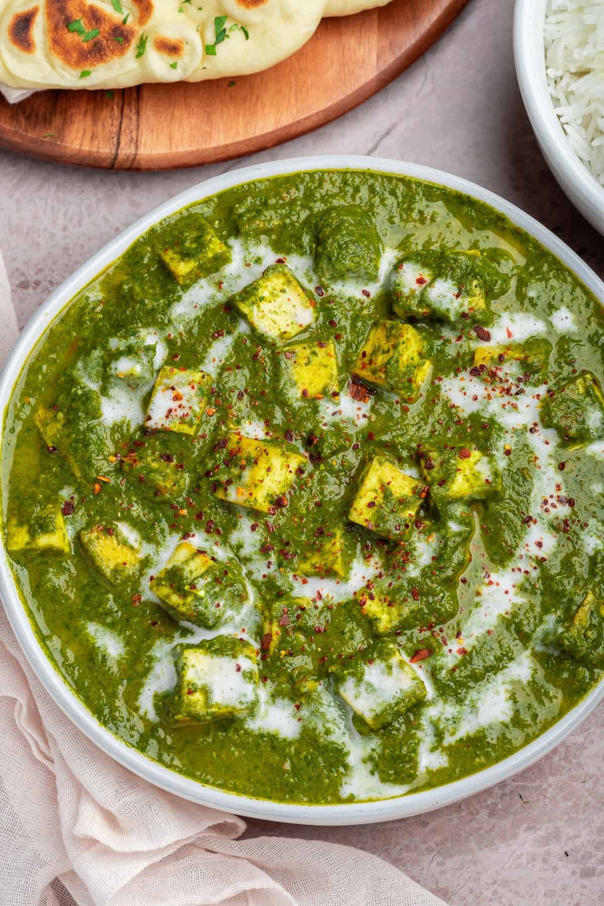 Palak Paneer.