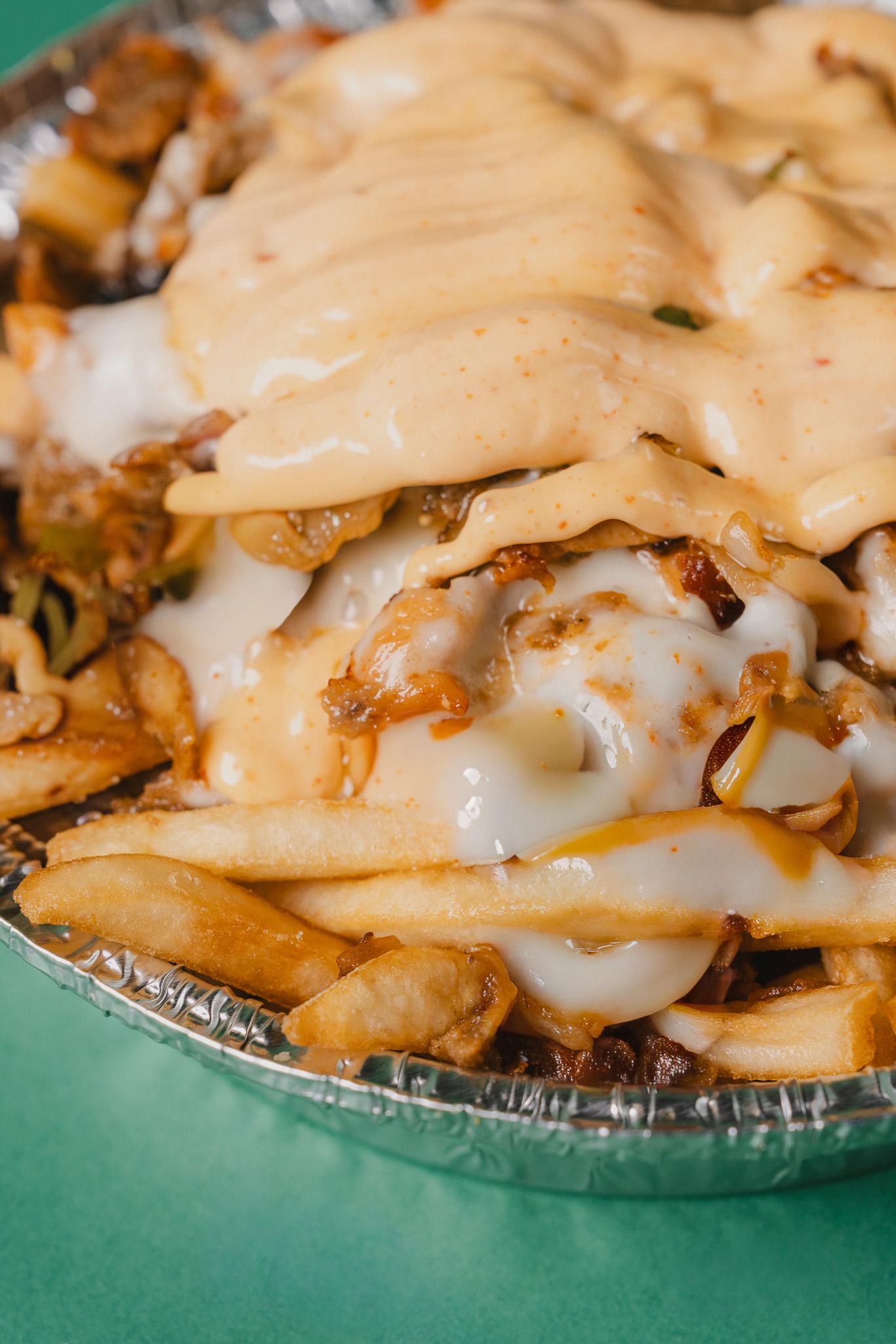 Falafel Loaded Fries.