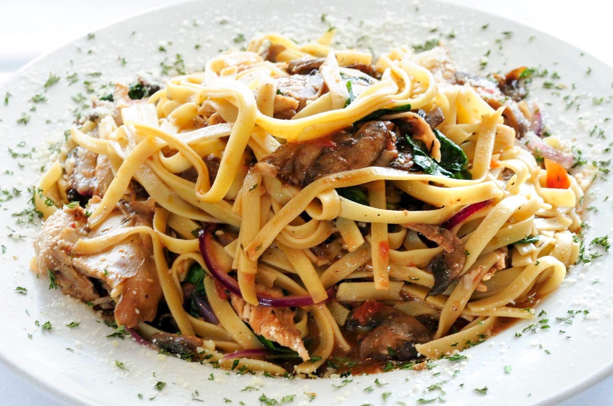 Rabbit Bolognese.