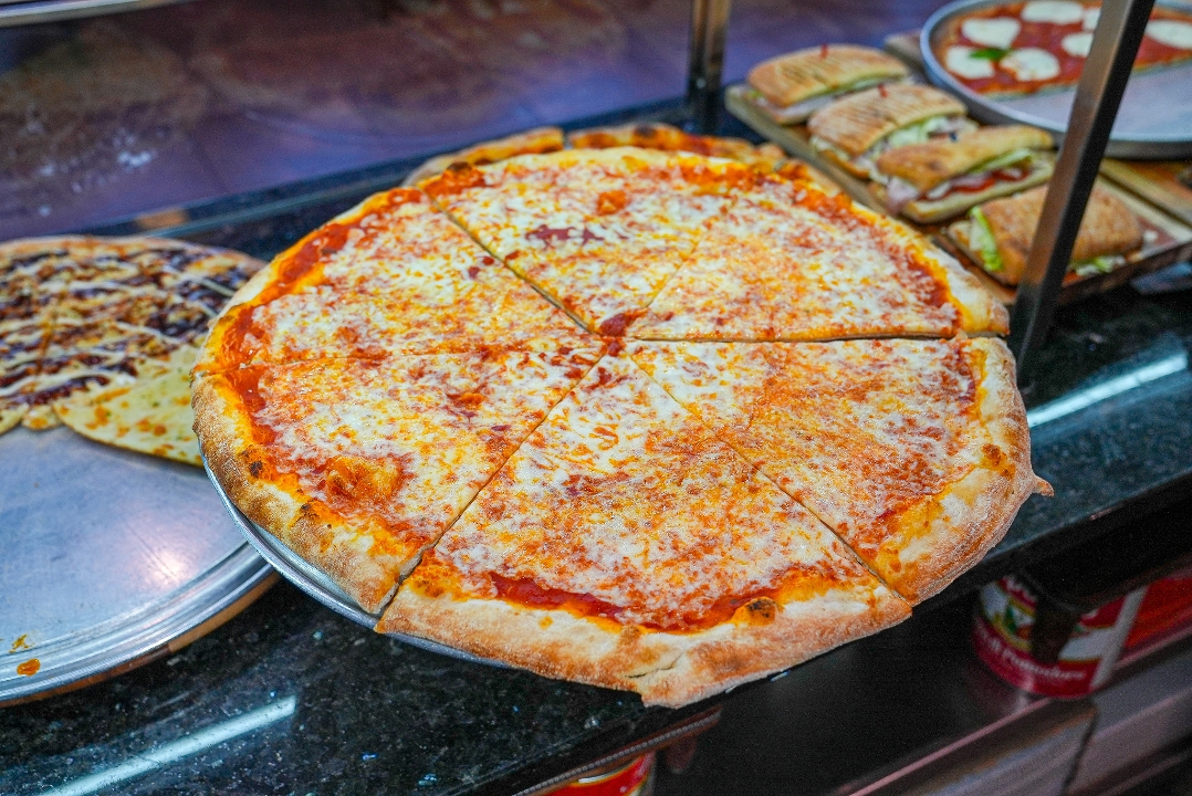 Sicilian Cheese Pizza.