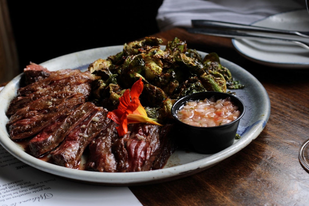 Black Angus Skirt Steak.