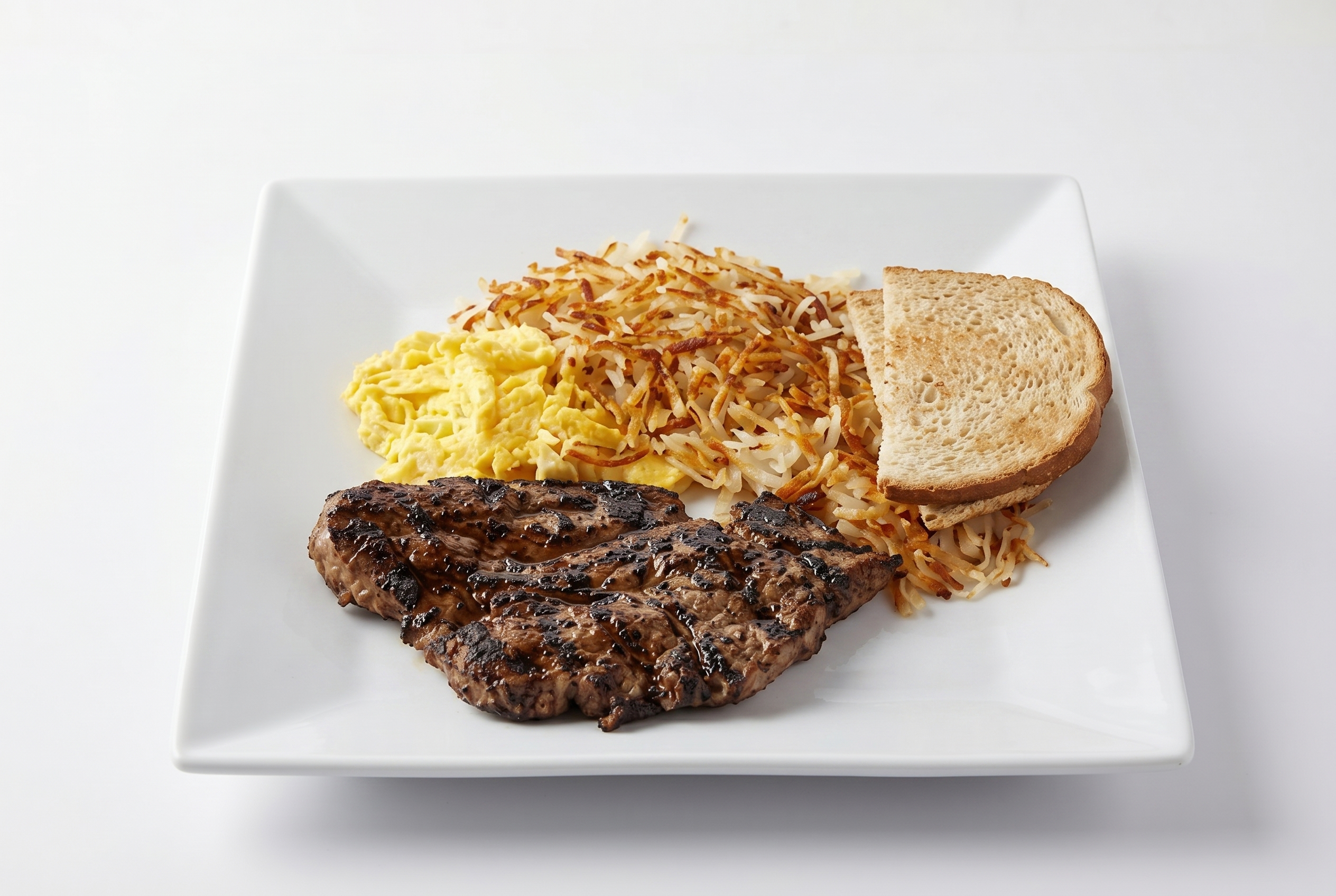Steak & (2) Eggs.