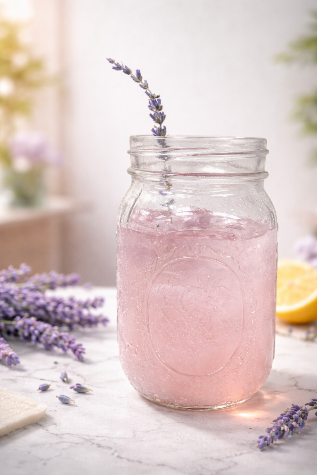 LAVENDER LEMONADE.
