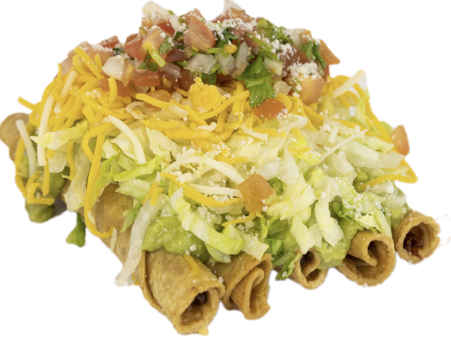 5 ROLLED TACOS.