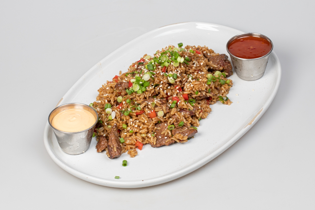 Special fried rice with lomo.