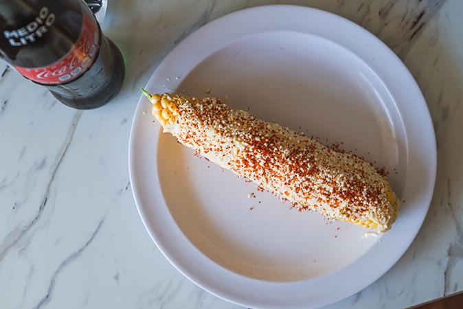 Elote (Corn On the cob).