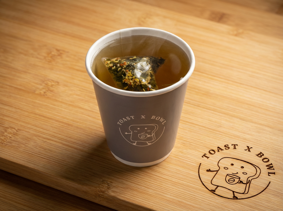 Hot Peach Oolong Tea.