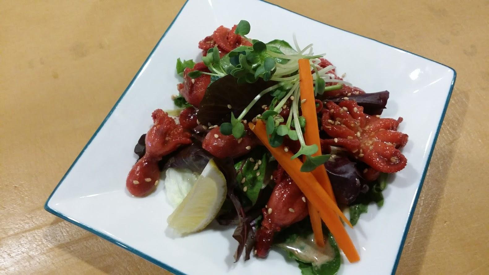 Spicy Baby Octopus Salad.