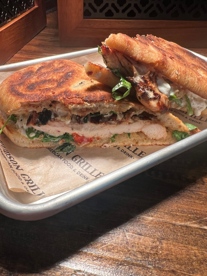Chicken Caprese Sandwich.
