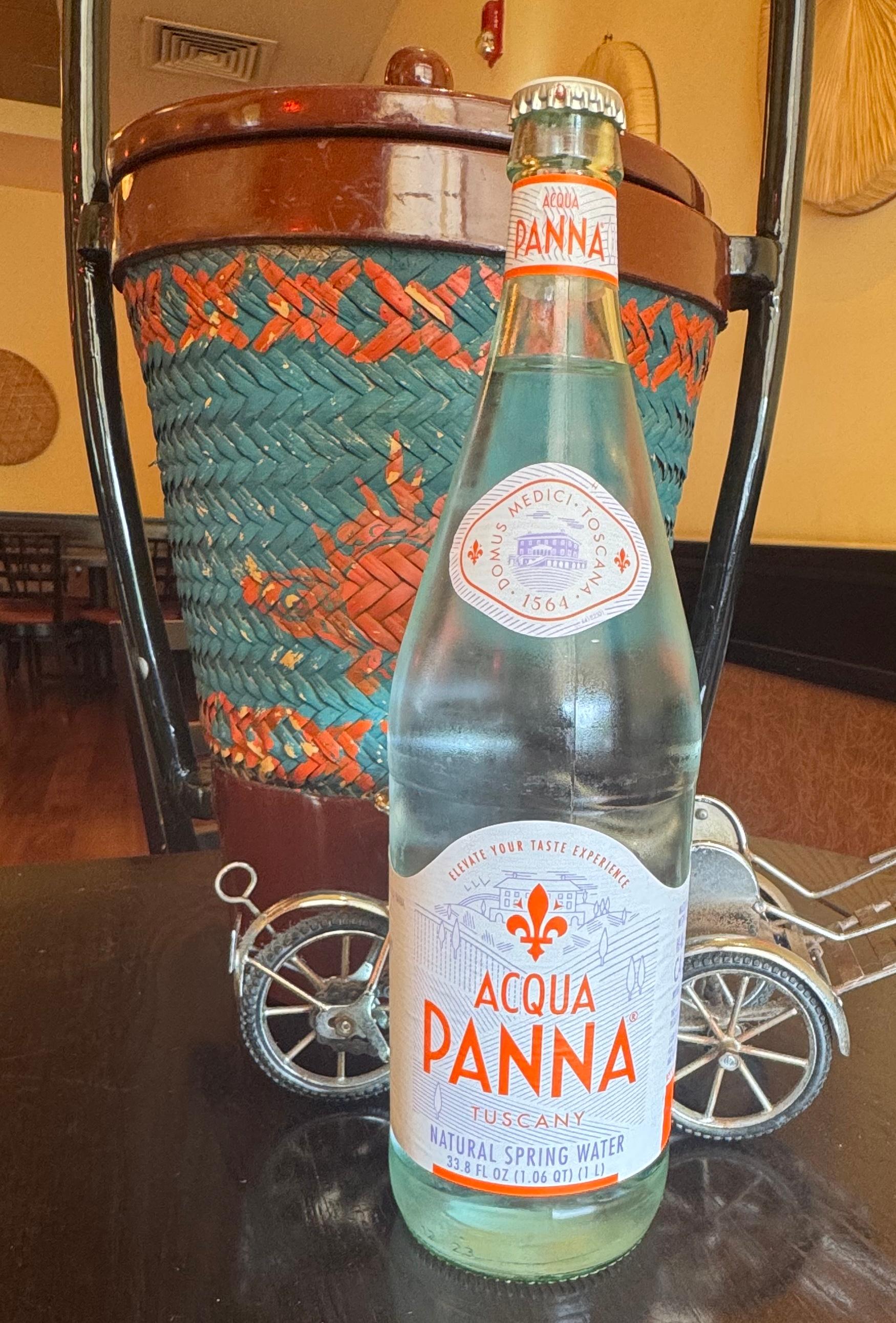 Acqua Panna.