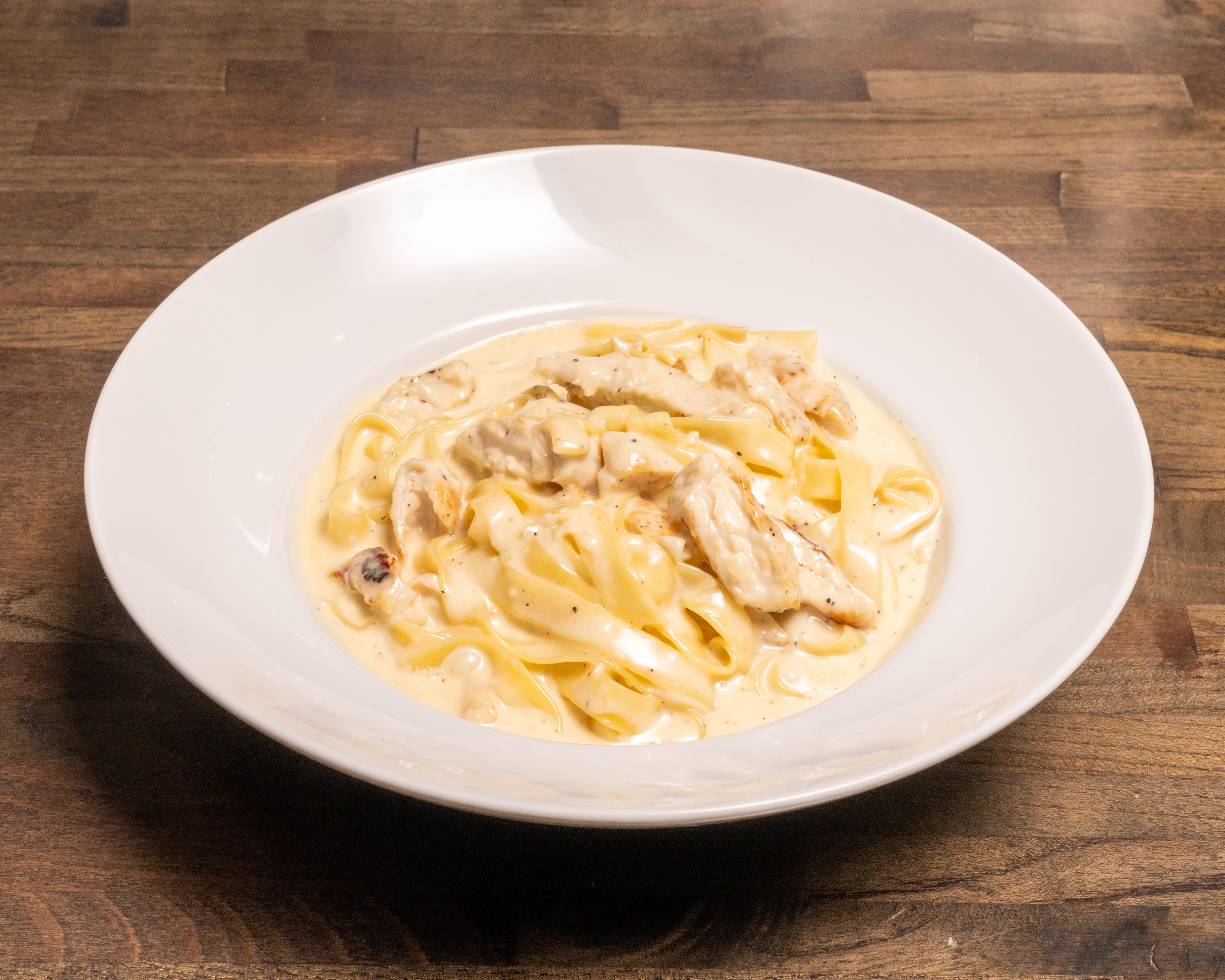 Chicken Fettuccini Alfredo.