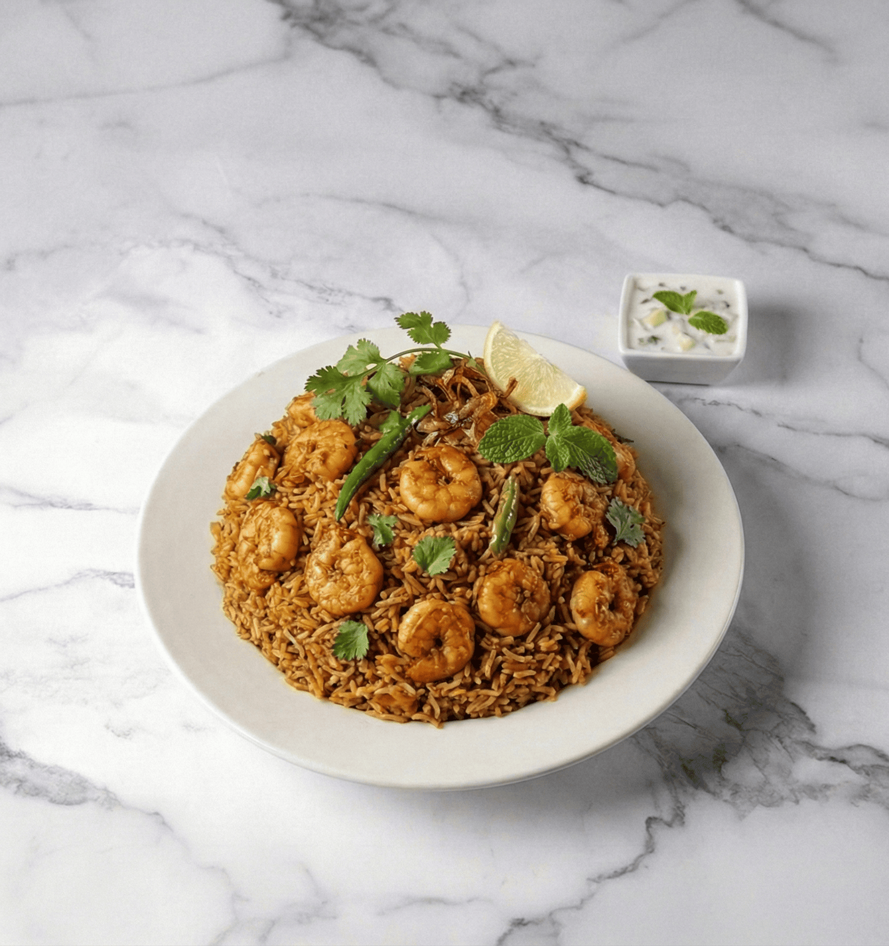 RAJU GARI SHRIMP PULAV.