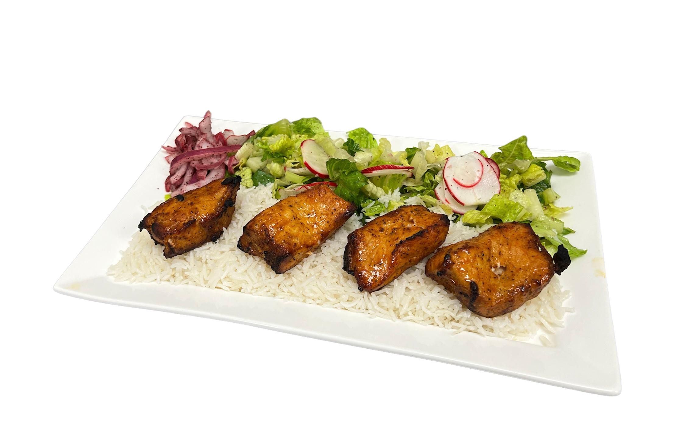 Pork Loin Kebabs.