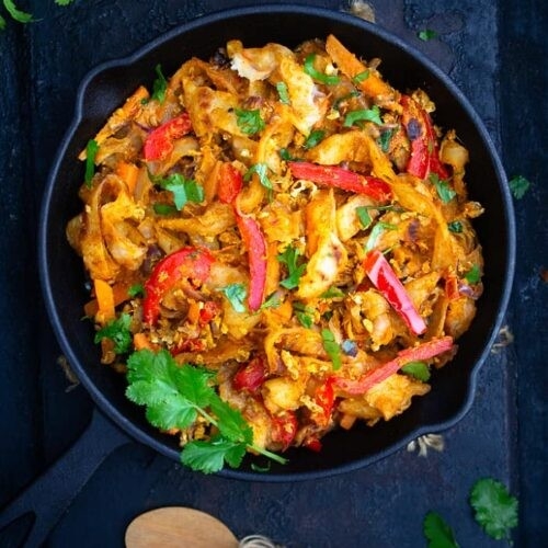 Veg Kothu Parotta.