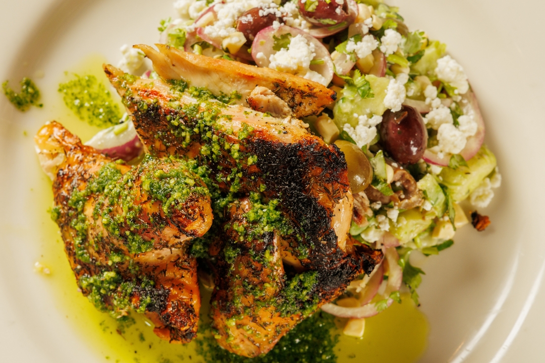 Roasted Half Chicken.