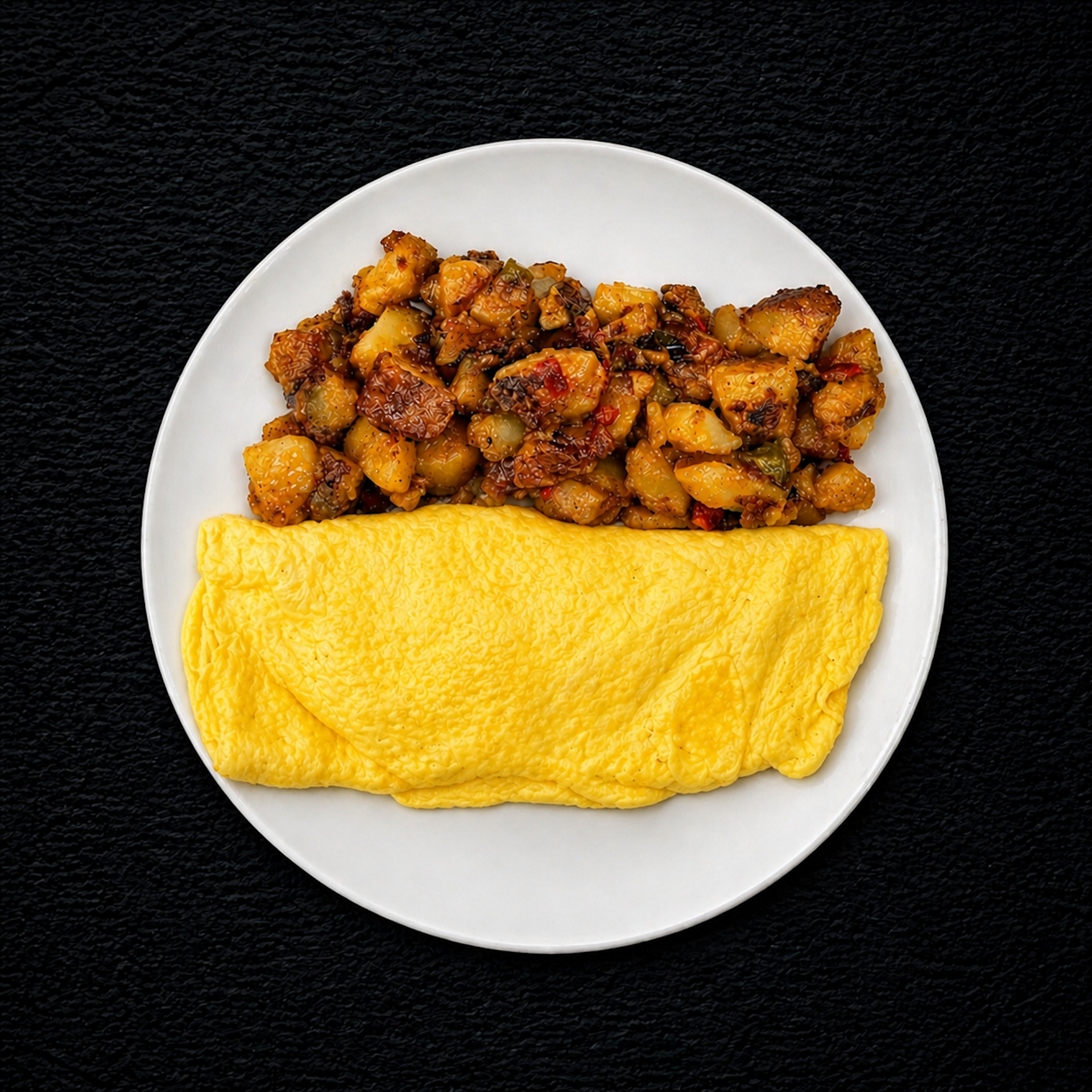2 Eggs On A Platter.